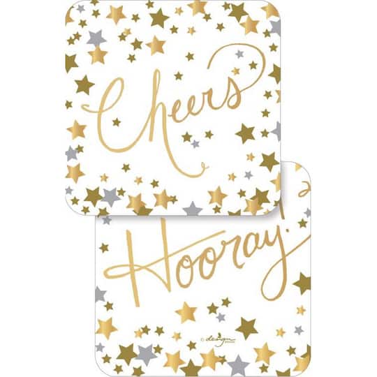 JAM Paper Confetti Cheers Coasters